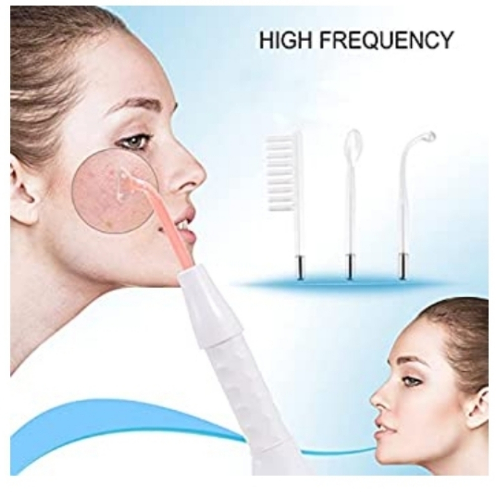 High frequency portable facial wand